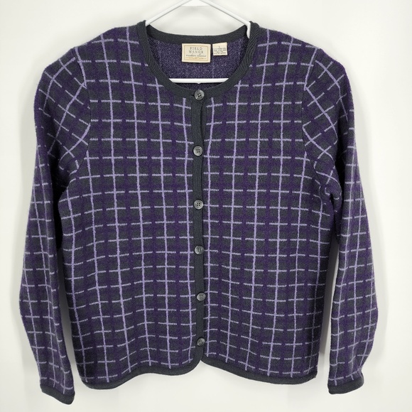 Vintage Field Manor Merino Wool Cardigan Sweater - Picture 1 of 6